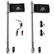 187 Platinum LED Whips (Pair)