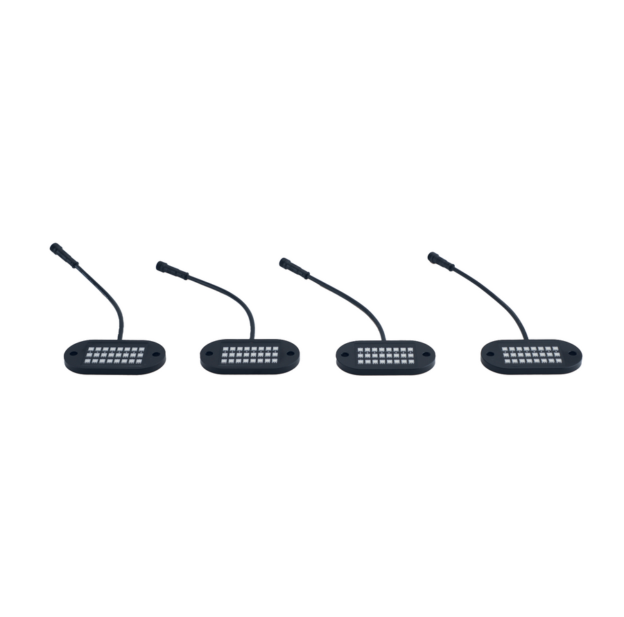 187 Style Rock Lights 2.0 5150 Whips 4 Piece