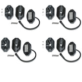 187 Style Rock Lights with Control Harness 5150 Whips