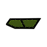 Vented Honda Talon Lower Doors by AJK Offroad Back Solid Door in Green