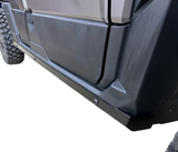Polaris Xpedition Rock Sliders by AJK Offroad Close Up Right Side View of 4-Door Vehicle