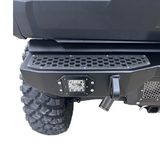 Polaris Xpedition Rear Bumper by AJK Offroad Front Close Up of Left Side