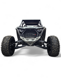 2022-2025 Polaris RZR Pro R, Pro S, Turbo R Machined Billet Front Winch Bumper (Clear Anodize)