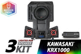 2020-2024 Kawasaki KRX1000 2-Seater V-Sepc 3-Speaker Audio-Kit w/JVC
