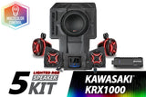 2020-2024 Kawasaki KRX1000 2-Seater V-Spec 5-Speaker Audio-Kit w/JVC