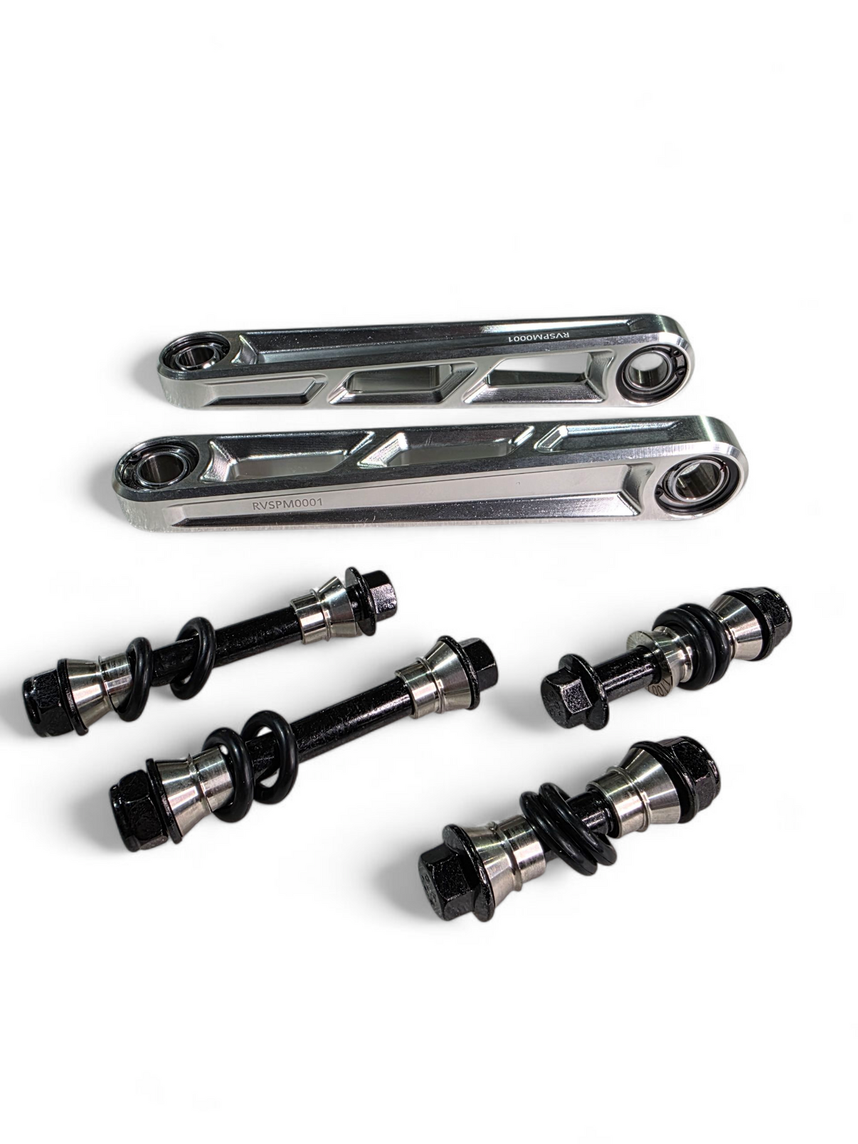 Can-Am Maverick R Front Sway Bar Links (Clear Anodized)