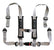 2" 4-Point Harness with Auto Buckle