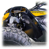Front fender kit for Maverick R, provides extra protection over suspension components
