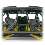 Front cockpit protection bar kit, black sand texture powder coat, modular for Maverick R cage