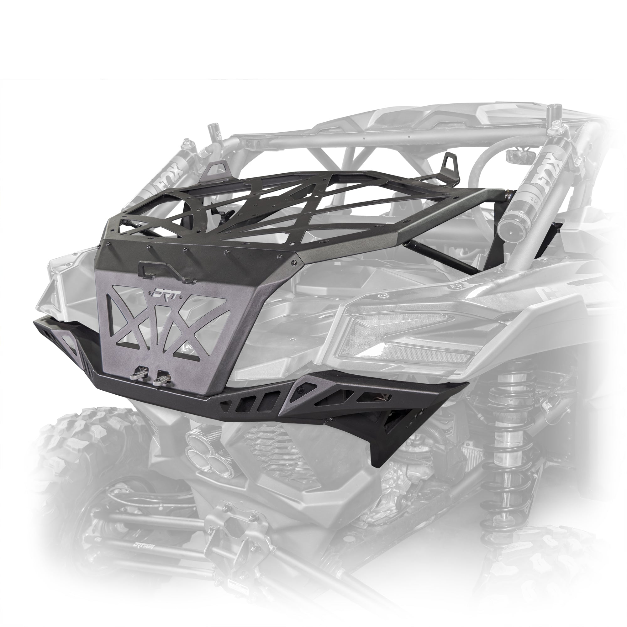 Can-Am X3 rear bumper with spare tire carrier – heavy-duty steel construction