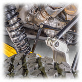 Hex rear sway links kit for Maverick R 2024+, anodized finish, replaces OEM links