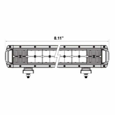 Dual Row High Output 8" Light Bar