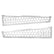 Polaris RZR XP 1000 / Turbo / Turbo S Bed Side Grille Kit (Short)