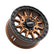 Rampage Beadlock Wheel (Smoked Bronze/Gloss Black Ring)
