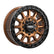 Rampage 6R Beadlock Wheel (Smoked Bronze/Gloss Black Ring)