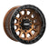Rampage 6R Beadlock Wheel (Smoked Bronze/Gloss Black Ring)