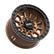 Rampage 6R Beadlock Wheel (Smoked Bronze/Gloss Black Ring)