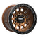 Rampage 6R Beadlock Wheel (Smoked Bronze/Gloss Black Ring)