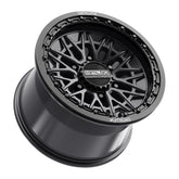 Alpha 6R UTV Beadlock Wheel (Satin Black/Gloss Black Ring) Metal FX Offroad