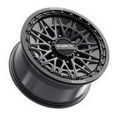 Alpha 6R UTV Beadlock Wheel (Satin Black/Gloss Black Ring) Metal FX Offroad