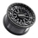 Alpha 6R UTV Beadlock Wheel (Satin Black/Gloss Black Ring) Metal FX Offroad