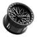 Alpha R UTV Beadlock Wheel (Gloss Black DDT Face) Metal FX Offroad