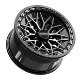Alpha R UTV Beadlock Wheel (Gloss Black DDT Face) Metal FX Offroad