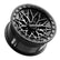 Alpha R UTV Beadlock Wheel (Gloss Black DDT Face) Metal FX Offroad