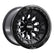Alpha R UTV Beadlock Wheel (Satin Black/Gloss Black Ring) Metal FX Offroad