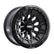 Alpha R UTV Beadlock Wheel (Satin Black/Gloss Black Ring) Metal FX Offroad