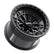 Alpha R UTV Beadlock Wheel (Satin Black/Gloss Black Ring) Metal FX Offroad