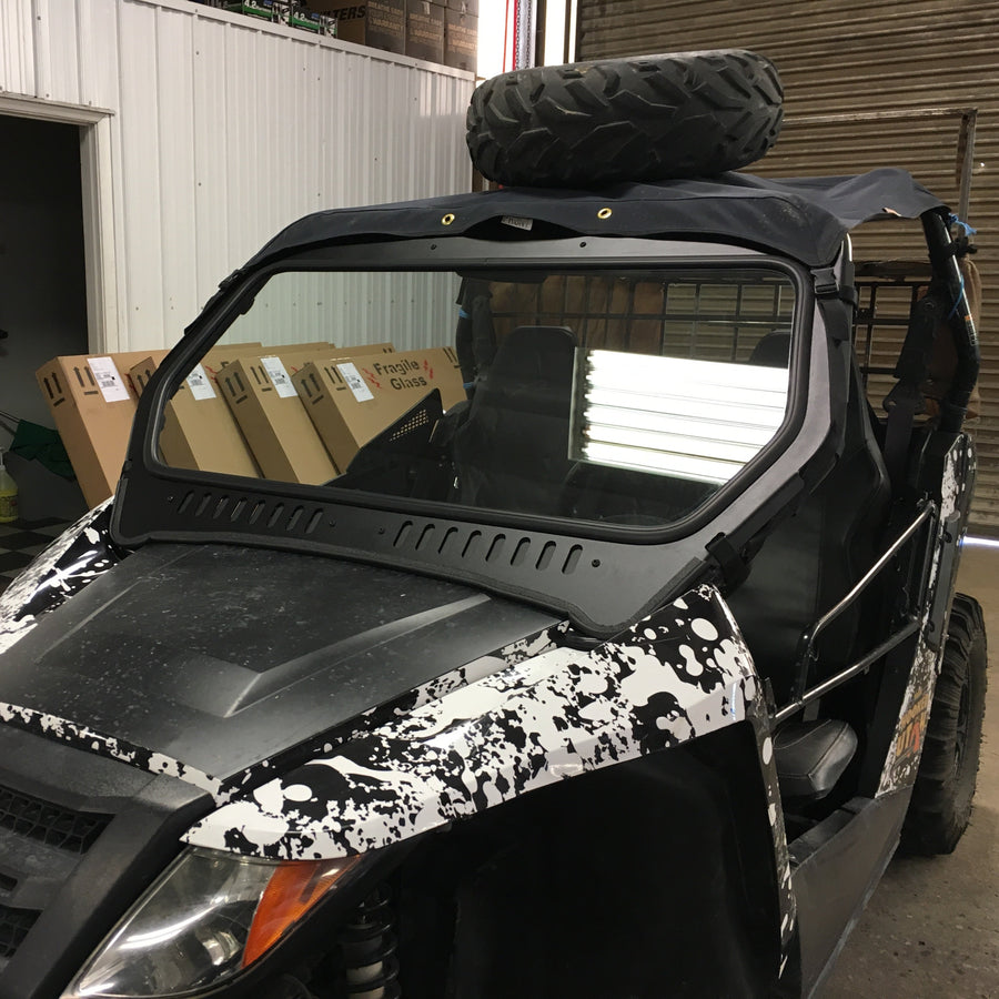Arctic Cat Wildcat Vented Windshield Bent Metal Off-Road