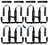 Auto Buckle Harnesses with Collars (4-Pack) UTVMA