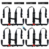 Auto Buckle Harnesses with Collars (4-Pack) UTVMA