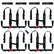Auto Buckle Harnesses with Collars (4-Pack) UTVMA