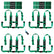 Auto Buckle Harnesses with Collars (4-Pack) UTVMA