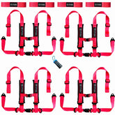 Auto Buckle Harnesses with Collars (4-Pack) UTVMA