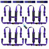 Auto Buckle Harnesses with Collars (4-Pack) UTVMA