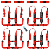 Auto Buckle Harnesses with Collars (4-Pack) UTVMA