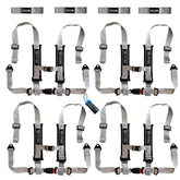 Auto Buckle Harnesses with Collars (4-Pack) UTVMA