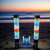 Big Moe 2.0 LED Whips with Brake and Turn Signals Marshin Whips