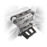 DRT Can Am Maverick X3 2017+ Dual Sheer Radius Rod Plate Front top view