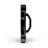 Bolt‑on tow hook visible on black DRT billet radius rod plate for Can‑Am X3