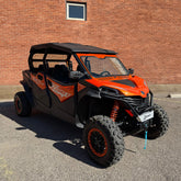 CF Moto ZForce 950 Sport/Trail Vented Glass Windshield Bent Metal Off-Road