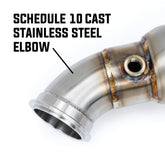 Can-Am Maverick R 3" Down Pipe Exhaust with Bullet Muffler Evolution Powersports