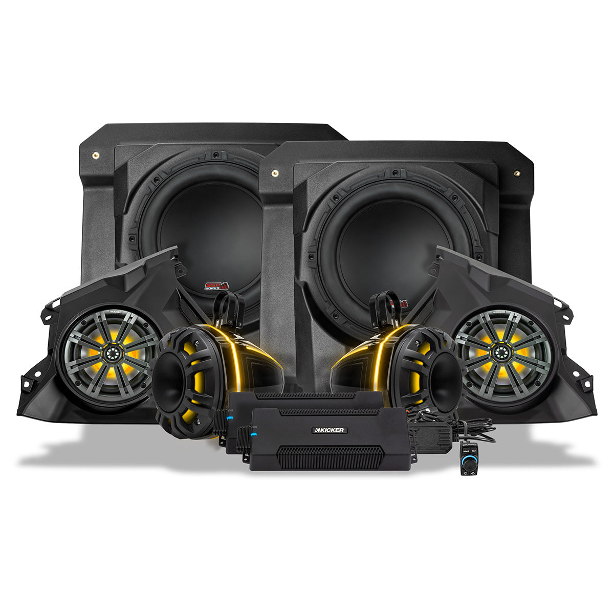 Can-Am Maverick R K-Spec 6 Speaker System SSV Works