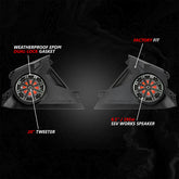 Can-Am Maverick R K-Spec 6 Speaker System SSV Works