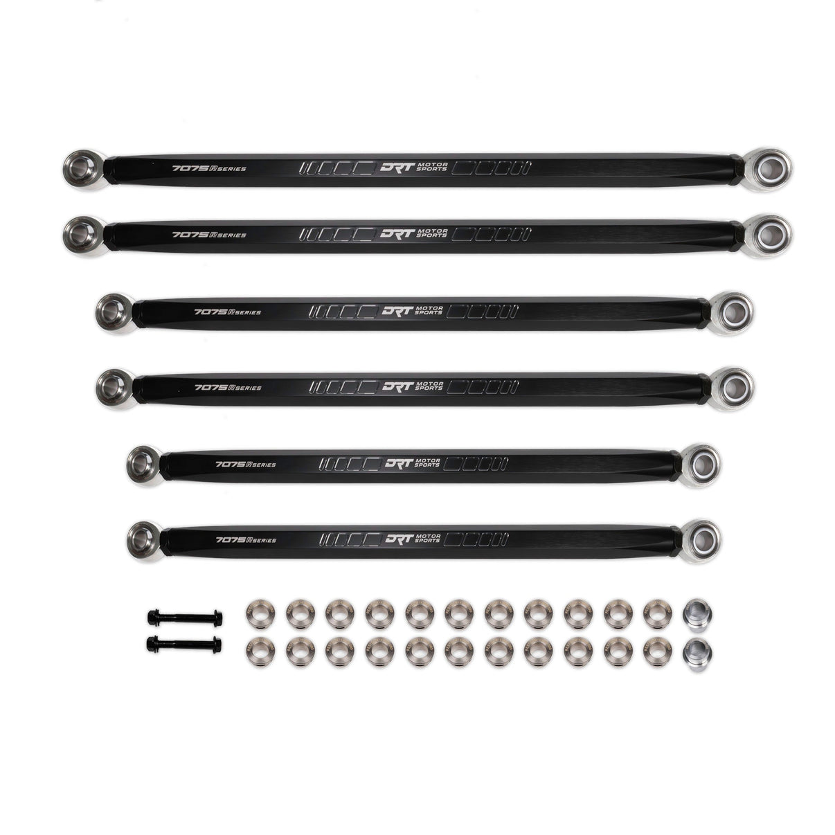 Can-Am Maverick R Race Series 7075 XD Hex Bar Radius Rod Set DRT Motorsports