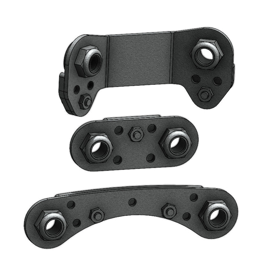 Can-Am Maverick R Rear Radius Rod Race Plates CT Race Worx