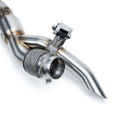 Can-Am Maverick R Shocker Electric Side-Dump Down Pipe with Bullet Muffler Evolution Powersports